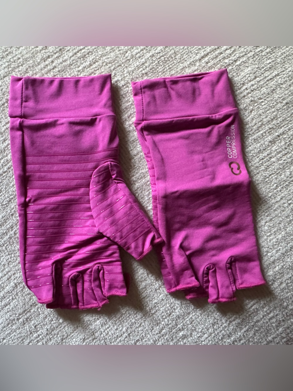 Half Finger Compression Gloves with palm grips